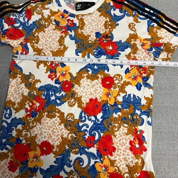 Adidas Originals Her Studio London Floral Baroque T-Shirt Dress - Picture 11 of 11